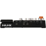 NUX MG-400 Multi Effects Pedal Bundle with Polsen HPC-A30-MK2 Studio Monitor Headphones, Kopul 10' Instrument Cable, 6" Patch Cable Right Angle, and Fender 12-Pack Picks