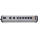 Furman PST-8 Power Station Home Theater Power Conditioner & Surge Protector - 8 Outlets, 2 Coax Pairs & Phone Line Protection
