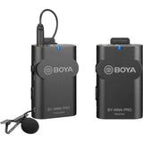 BOYA BY-WM4 PRO Digital Camera-Mount Wireless Omni Lavalier Microphone System (2.4 GHz)