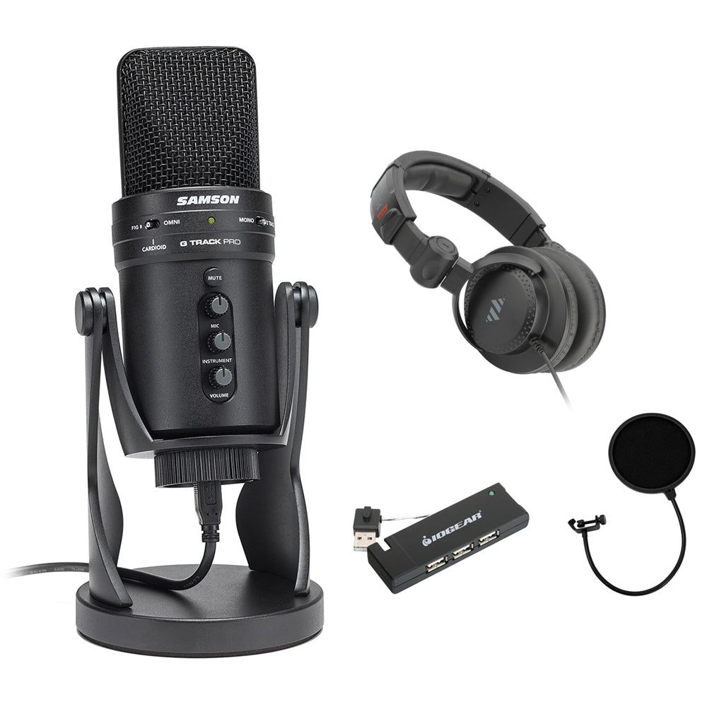 Samson G-Track Pro USB Microphone with Built-In Audio