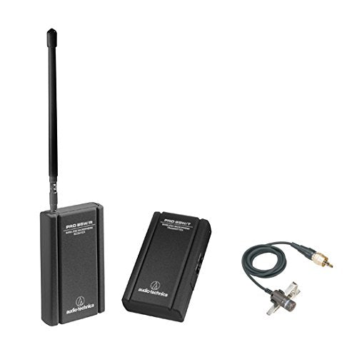 Audio-Technica PRO 88W Wireless Cardioid Clip-on Microphone System (W88-13-829)