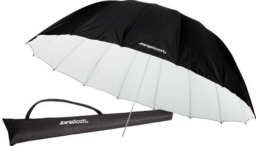 Westcott 7' Parabolic Umbrella (White / Black)
