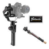 Moza Air 2 3-Axis Handheld Gimbal Stabilizer with Moza Slypod 2-in-1 Monopod & Cleaning Wipes (5-Pack) Bundle