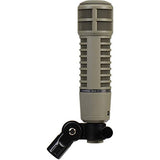 Electro-Voice RE20 Broadcast Announcer Microphone with Cloud Microphone CL-1 Cloudlifter Mic Activator & 20' XLR Cable Bundle