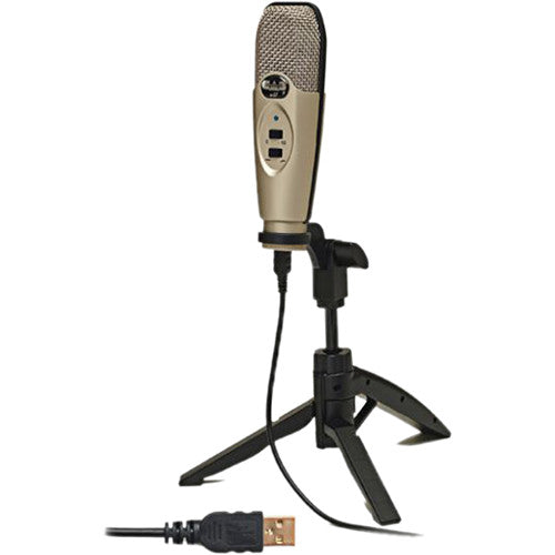 CAD U37 USB Studio Condenser Recording Microphone (Champagne)
