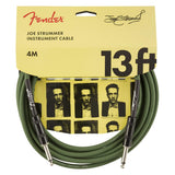 Fender Rumble 25 (V3) Bass Amplifier with 8" Speaker Bundle with Fender Joe Strummer Instrument Cable (13ft) Straight/Straight, Drab Green