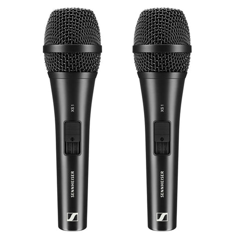 Sennheiser XS 1 Handheld Cardioid Dynamic Vocal Microphone (2-Pack)