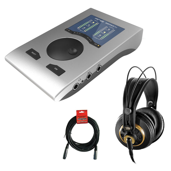 RME Babyface Pro 24-Channel Audio Interface with AKG K 240 Studio Pro Headphones & XLR Cable Bundle
