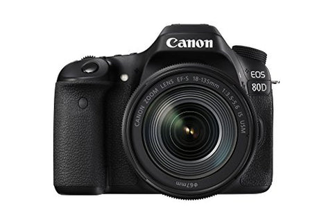 Canon EOS 80D DSLR Camera with 18-135mm Lens