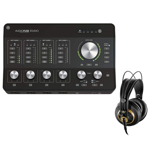 Arturia AudioFuse Studio 18 x 20 Audio Interface (Bluetooth) with AKG K240 Studio Pro Stereo Headphones Bundle