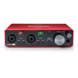 Focusrite Scarlett 2i2 USB Audio Interface (3rd Gen) Bundle with Mackie CR3-X Monitors (Pair) & Phone to Phone Cable