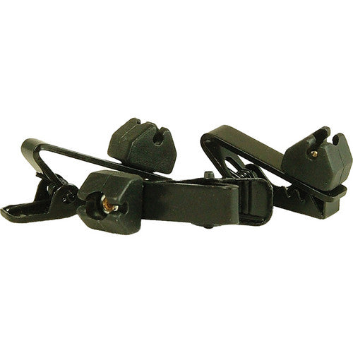 WindTech TC-9 Soft Mount Rotating Tie Clips (3-Pack, Black)