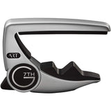 G7th Performance 3 Capo for for 6-String Guitar (Silver) with TunePro TP-32 Mini Clip Tuner Bundle