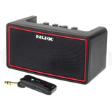 NUX Mighty Air Wireless Stereo Modelling Guitar/Bass Amplifier with Bluetooth Bundle with Polsen HPC-A30-MK2 Studio Monitor Headphones, Kopul 10' Instrument Cable, and Fender 12-Pack Picks