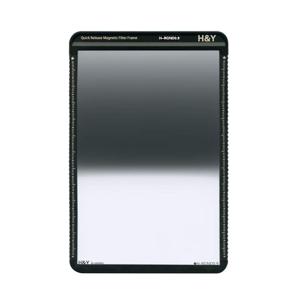 H&Y Filters 100 x 150mm K-Series Reverse-Graduated Neutral Density 0.9 Filter (3 Stops) w/ Quick Release Magnetic Filter Frame