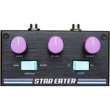 Pigtronix Star Eater Super Jumbo Fuzz Pedal Bundle with Fender 12-Pack Celluloid Guitar Picks, Kopul Phone to Phone (1/4") Cable and Hosa 6" Pro Phone to Phone (1/4") Coupler