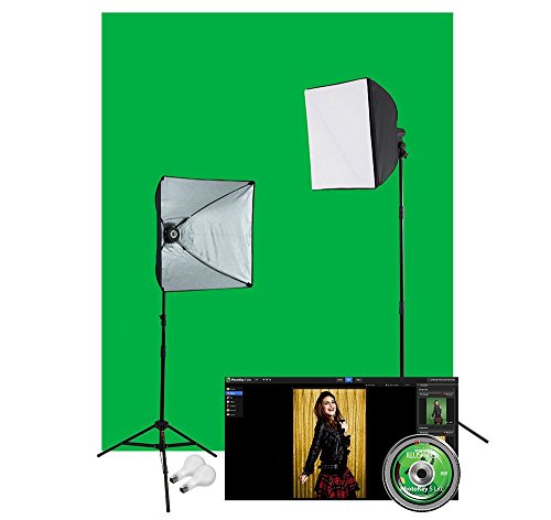 Westcott 401N Illusions uLite Green Screen Photo Lighting Kit