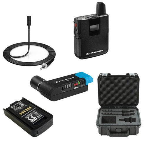Sennheiser AVX Camera-Mountable Lavalier Pro Digital Wireless Set Bundle