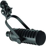 MXL BCD-1 Live Broadcast Dynamic Microphone (Black) Bundle with Mic Suspension Crane Arm