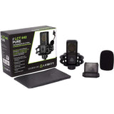 Lewitt CONNECT 6 Desktop 6x6 Dual USB-C Audio Interface Bundle with Lewitt LCT 440 PURE Mic, Polsen Studio Headphones, and XLR-XLR Cable