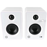 Mackie CR3-XBT Creative Reference Series 3" Multimedia Monitors with Bluetooth (Pair, Limited-Edition White)