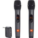 JBL PRX ONE All-in-One Powered Column Array PA System with Mixer and DSP Bundle with JBL Wireless Microphone System (2-Pack) and 2x Mic Stand with Fixed Boom