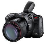 Blackmagic Design Pocket Cinema Camera 6K Pro for Canon EF Bundle with 64GB Pro Memory Card, Li-Ion Battery Pack & Charger