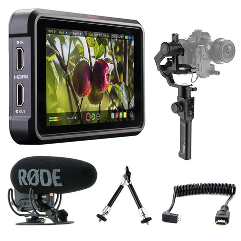 Atomos Ninja V Filmmaker Kit with Moza Air 2 & Rode VideoMic Pro Bundle