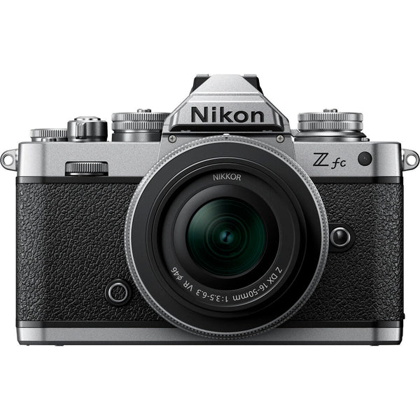 Nikon Z fc DX-Format Mirrorless Digital Camera with 16-50mm /3.5-6.3 VR Lens- Silver