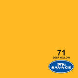 Savage Seamless Background Paper - #71 Deep Yellow (53 in x 18 ft)