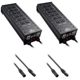 CHAUVET DJ Pro D6 Dimmer (Pair) Bundle with 2x Kopul DMX33P-025-S 25' 3-Pin DMX Cable