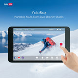 YoloLiv YoloBox Portable All-in-One Multi-Camera Live Streaming Encoder, Switcher, Monitor, and Recorder (EM Version)