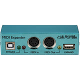 Keith McMillen Instruments KMI MIDI Expander Bundle with Power Supply and 2x Hosa 10' MIDI Cable