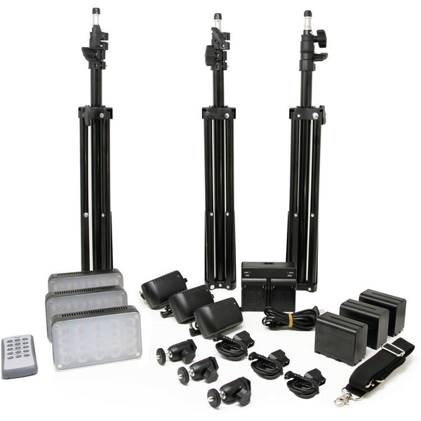 Core SWX TorchLED Bolt 300 3-Light Kit with Stands