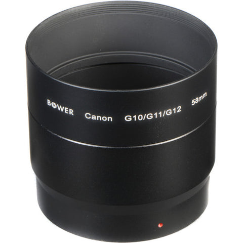 58mm Two Piece Lens Adapter for Canon Powershot G10, G11 (an alternative to the LA-DC58K)