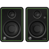 Mackie CR3-XBT Creative Reference Series 3" Monitors with Bluetooth (Pair) Bundle with Studio Headphones