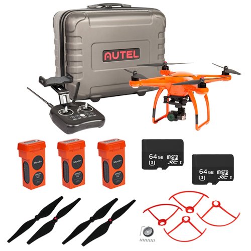 Autel Robotics X-Star Premium Drone w/ 4K Camera, 1.2-Mile HD View (Orange) Kit