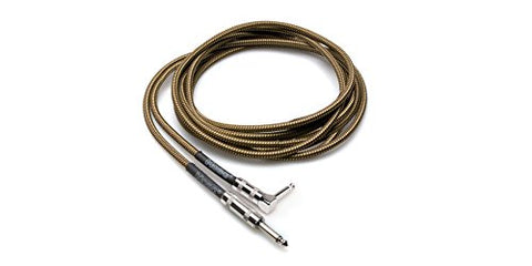 HOSA GTR-518RT 18 Foot Traditional Guitar Cable with Tweed Jacket