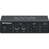 PreSonus Revelator io24 USB-C Compatible Audio Interface with Integrated Loopback Mixer and Effects for Streaming, Podcasting Bundle with Polse Studio Headphones, 2x MIDI Cables, and 2x XLR-XLR Cable