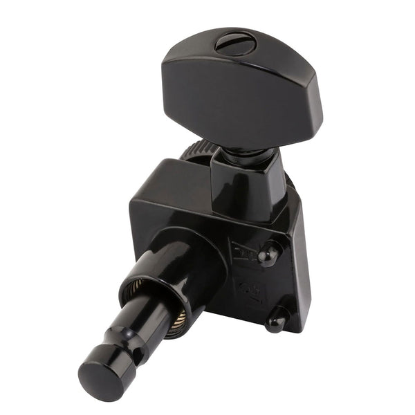Fender Deluxe Locking Staggered Guitar Tuners, Black (Pair) KELLARDS