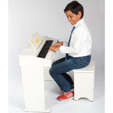 Artesia FUN-1 61-Key Children's Digital Piano Bundle (White)