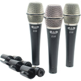 CAD CADLive D38 Supercardioid Dynamic Handheld Microphone (3 Pack)