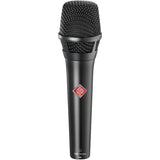 Neumann KMS 104 PLUS Cardioid Microphone (Black) with Tripod Microphone Stand & XLR Cable Bundle