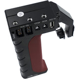 IndiPRO Tools Universal Power Grip for LP-E6 Battery with D-Tap Pro Battery Charger & 10-Pack Straps Bundle