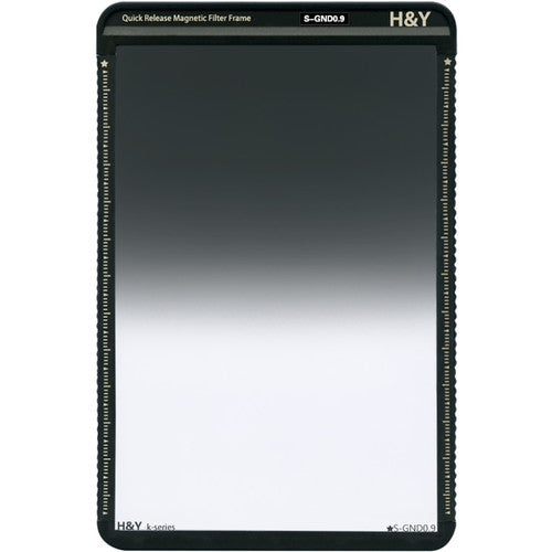 H&Y Filters 100 x 150mm K-Series Soft-Edge Graduated Neutral Density 0.9 Filter (3 Stops) w/Quick Release Magnetic Filter Frame