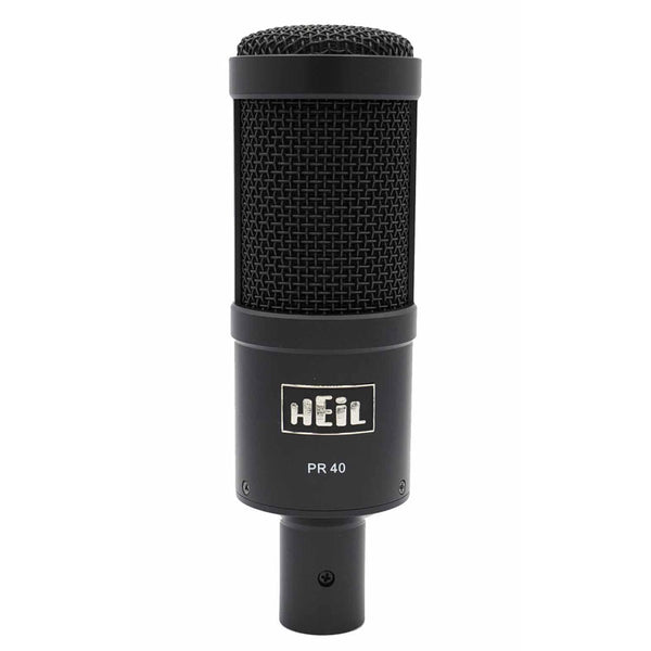 Heil Sound PR40 Large Diameter Dynamic Cardioid Studio Microphone, Black