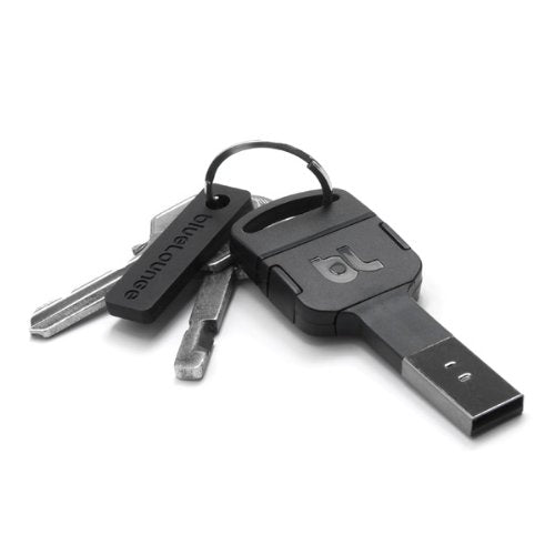 Blue Lounge Design Kii Keychain 30-Pin USB Charger - Retail Packaging - Black