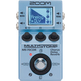 Zoom MS-70CDR MultiStomp Chorus/Delay/Reverb Pedal with Zoom AD-16 9V Power Adapter & 10ft Instrument Cable Bundle