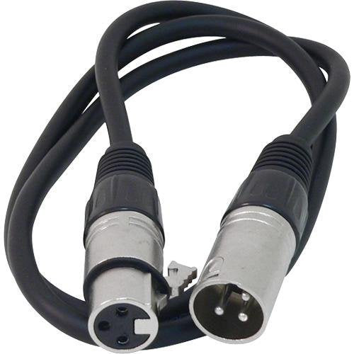 Whirlwind MIC3 3' XLR Female to XLR Male Microphone Cable