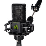 Lewitt LCT-240 Pro Value Pack Cardioid Condenser Microphone with Shockmount (Black) Bundle with Mic Stand with Fixed Boom and XLR Cable